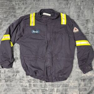 Bulwark FR Flame Resistant Reflective Work Jacket Navy Blue XL-RG JLJDNV4 Parker